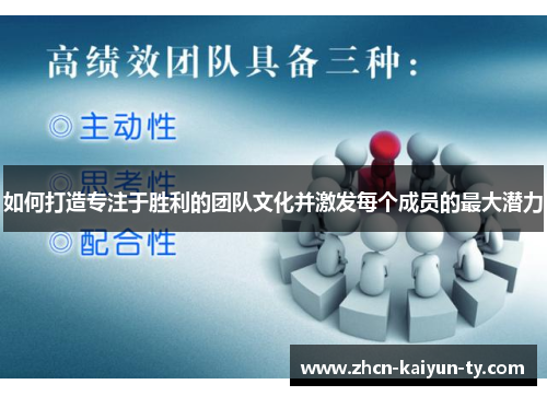 如何打造专注于胜利的团队文化并激发每个成员的最大潜力