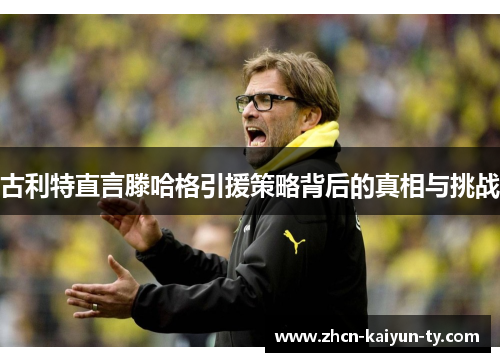 古利特直言滕哈格引援策略背后的真相与挑战